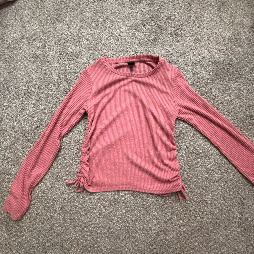 Girls Pink Art Class Long Sleeve Shirt